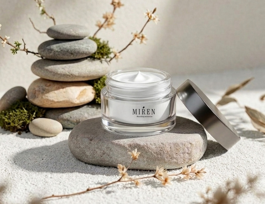 MIREN skincare digital content grid